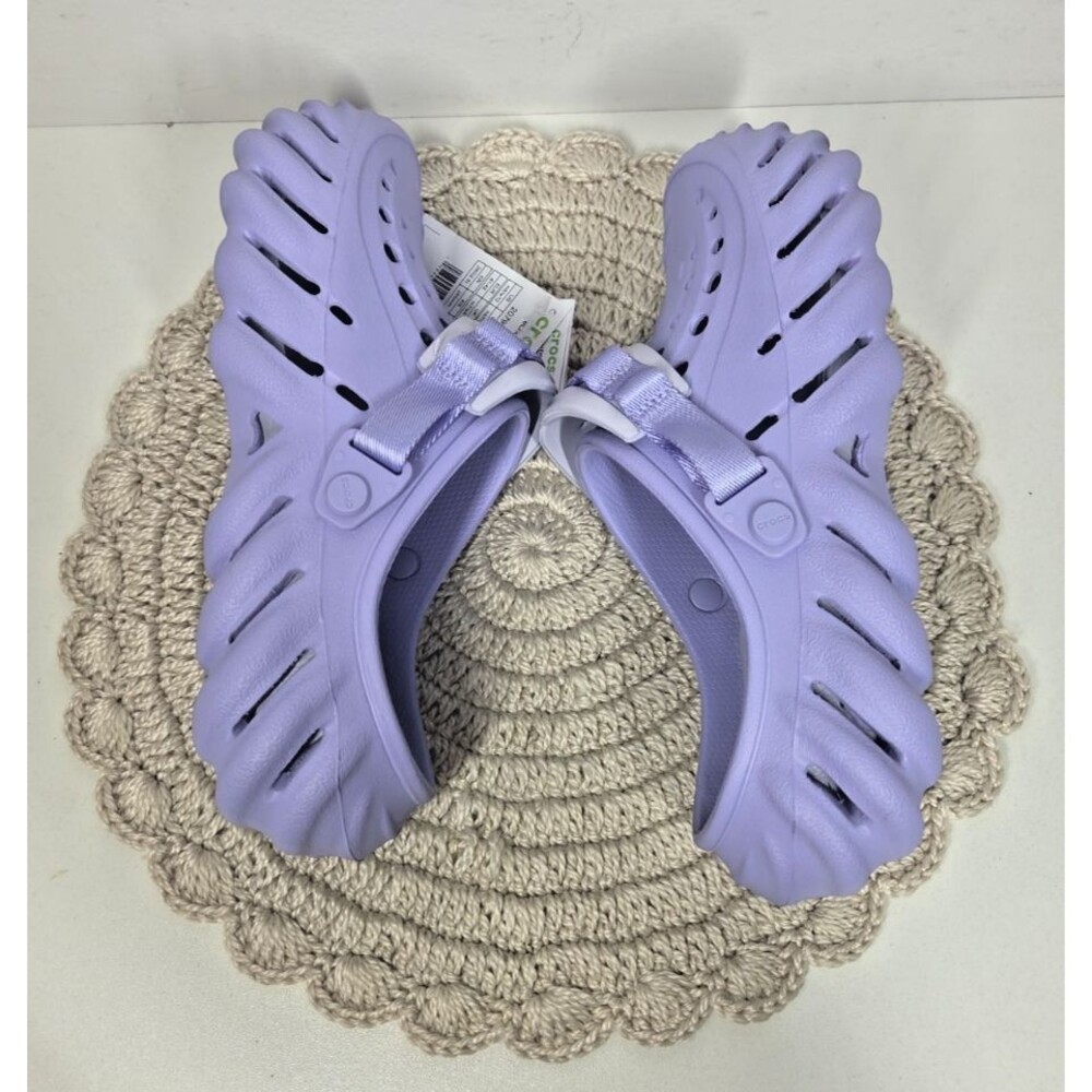 NEW CROCS ECHO CLOG WOMAN 10 MEN 8 Lavender COMFORT WATER RESISTANT LIGHTWEIGHT - Picture 15 of 15
